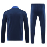 24-25 Al-Nassr Royal blue Half Pull Tracksuit (半拉链)