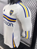 24-25 Boca Juniors Away Long Sleeve Player Version Soccer Jersey (长袖球员)