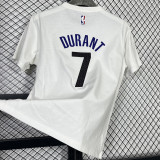 T250 Nets DURANT #7 White High Quality Casual T-Shirt