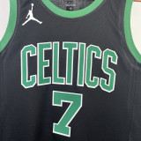 22-23 CELTICS BROWN #7 Black Top Quality Hot Pressing NBA Jersey (Trapeze Edition) 飞人版