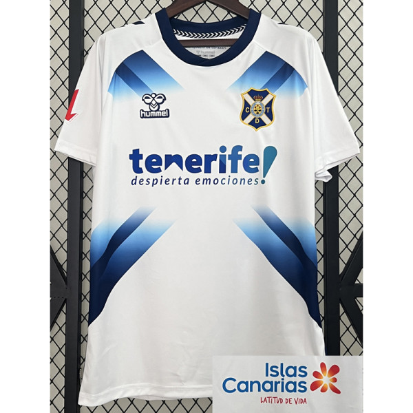 24-25 CD Tenerife Home Fans Soccer Jersey