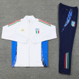 24-25 Italy White Jacket Tracksuit #02