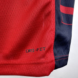 24-25 Clippers HARDEN #1 Red Top Quality Hot Pressing NBA Jersey (Trapeze Edition) 飞人版