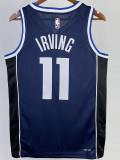 22-23 Dallas Mavericks IRVING #11 Royal Blue Top Quality Hot Pressing NBA Jersey (Trapeze Edition)飞人版