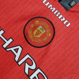 1996 Man Utd Home Long Sleeve Retro Soccer Jersey (长袖)