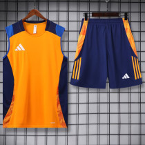 2024 AD Orange Tank top and shorts suit