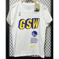 T112 Warriors GSW White High Quality Casual T-Shirt