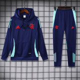 24-25 Flamengo Royal blue Hoodie Tracksuit (卫衣套装)