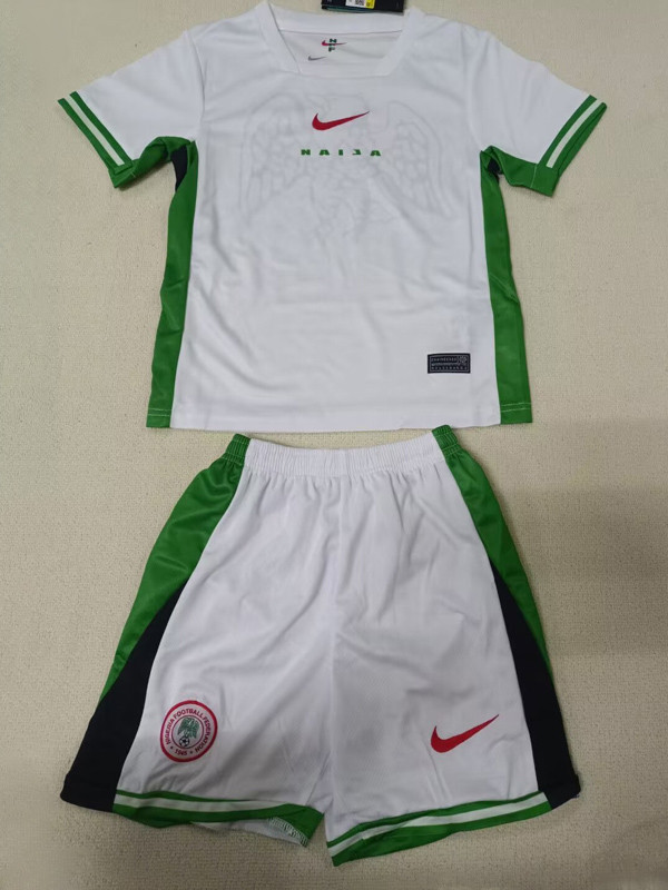 24-25 Nigeria Home Kids Soccer Jersey