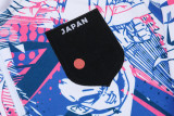 23-24 Japan White Half Pull Tracksuit (半拉链)(七龙珠)