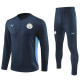 24-25 Man City Royal blue Half Pull Tracksuit (半拉链)