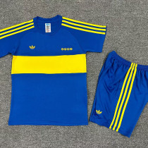 1981 Boca Home Kids Retro Soccer Jersey