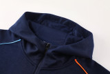 24-25 Marseille Royal blue Hoodie Jacket Tracksuit #01