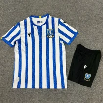 24-25 Sheffield Wednesday Home Kids Soccer Jersey