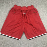 Rockets Red City Edition Top Quality NBA Pocket Pants * 火箭队中文版