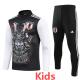 24-25 Japan Black Kids Half Pull Tracksuit (童装半拉链)(宫本)