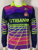 1991-1992 koln Goalkeeper Long Sleeve Retro Soccer Jersey (长袖)