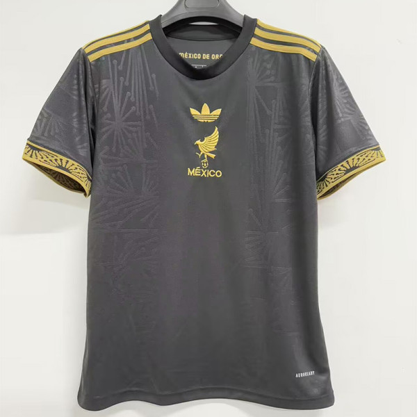 25-26 Mexico Gold Cup Black Fans Soccer Jersey *钢印版
