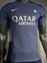 24-25 INT Grey Blue Player Version Training shirts