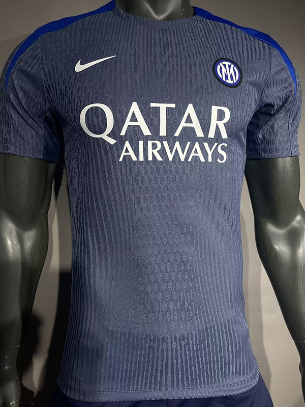 24-25 INT Grey Blue Player Version Training shirts