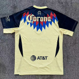 25-26 Club America Light Yellow Training shirts *浅黄