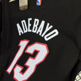 T143 HEAT ADEBAYO #13 Black High Quality Casual T-Shirt