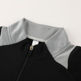 2024 AD Black Jacket Tracksuit #AJ18