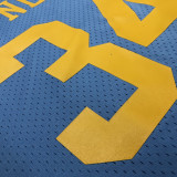 2002 LAKERS O'NEAL #34 Light blue Retro Top Quality Hot Pressing NBA Jersey