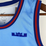 24-25 LAKERS JAMES #6 Blue Top Quality Hot Pressing NBA Jersey (大灌篮)