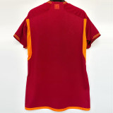 23-24 Roma Home Fans Soccer Jersey (Print RI..SE. ) (圆圈广告)