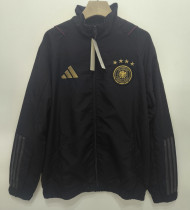 25-26 Germany Black Windbreaker #刺绣