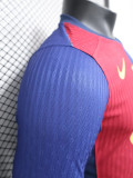 24-25 BAR Home Long Sleeve Player Version Soccer Jersey (长袖球员)