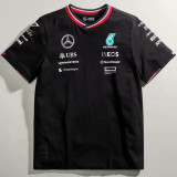 2024 F1 Formula One Mercedes Black Racing Suit(圆领)