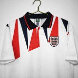 1992 England Home Retro Soccer Jersey
