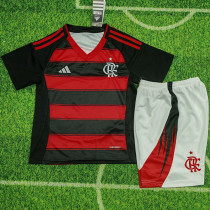 25-26 Flamengo Home Kids Soccer Jersey