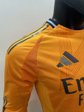 24-25 RMA Away Long Sleeve Player Version Soccer Jersey (长袖球员)