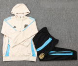 24-25 Argentina Beige Hoodie Half Pull Tracksuit #F592半拉连帽