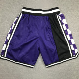 Kings SWISH Purple City Edition Top Quality NBA Pocket Pants #国王队