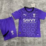 24-25 Al-Hilal Third Kids Soccer Jersey