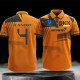 2024 McLaren LANDO#4 Polo Yellow Racing Suit (有领)