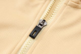 24-25 BAR Earthy Yellow Hoodie Half Pull Tracksuit #F605半拉连帽