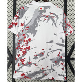 23-24 Japan White Grey Special Edition Fans Soccer Jersey (梅花)