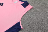 2024 AD Pink Tank top and shorts suit