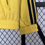 24-25 Man Utd Yellow & Red Double Sided Windbreaker (双面风衣)