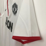 2012-2013 Man Utd Away White Retro Soccer Jersey