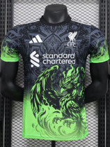 2025-26 LIV Black Green Special Edition Player Version Training shirts
