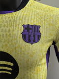 25-26 BAR Yellow Special Edition Player Version Soccer Jersey