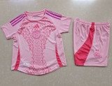 24-25 Algeria Pink Special Edition Kids Player Version Soccer Jersey (球员童装)