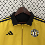 24-25 Man Utd Yellow & Red Double Sided Windbreaker (双面风衣)