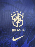 24-25 Brazil Blue Black Special Edition Player Version Soccer Jersey